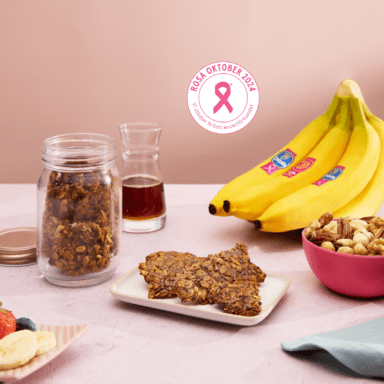 Veganskt snacks med Chiquita-banan